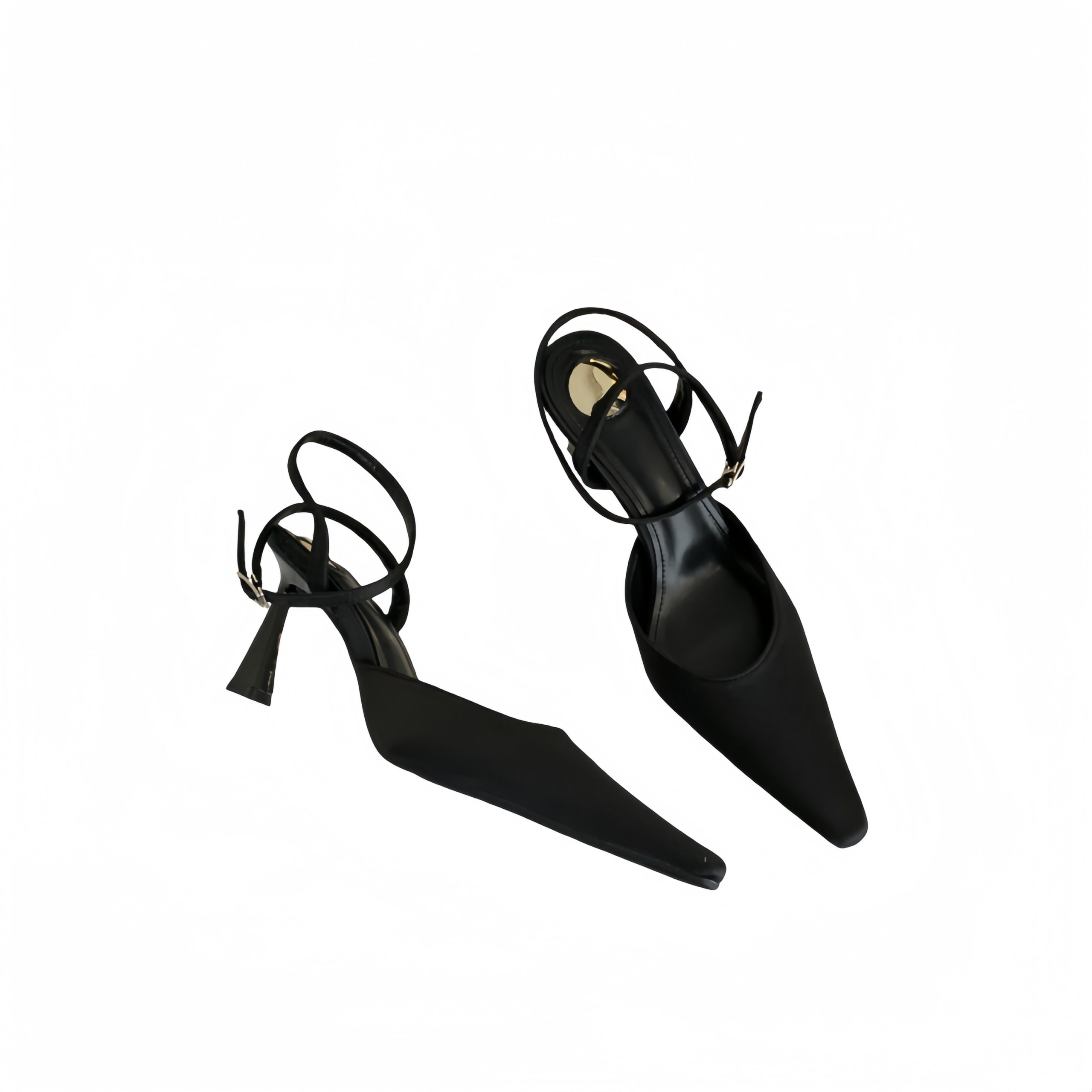 2024 Fall New European American Style Pointed Toe Open Back Sandals Women's High Heel Shoes - Image 5