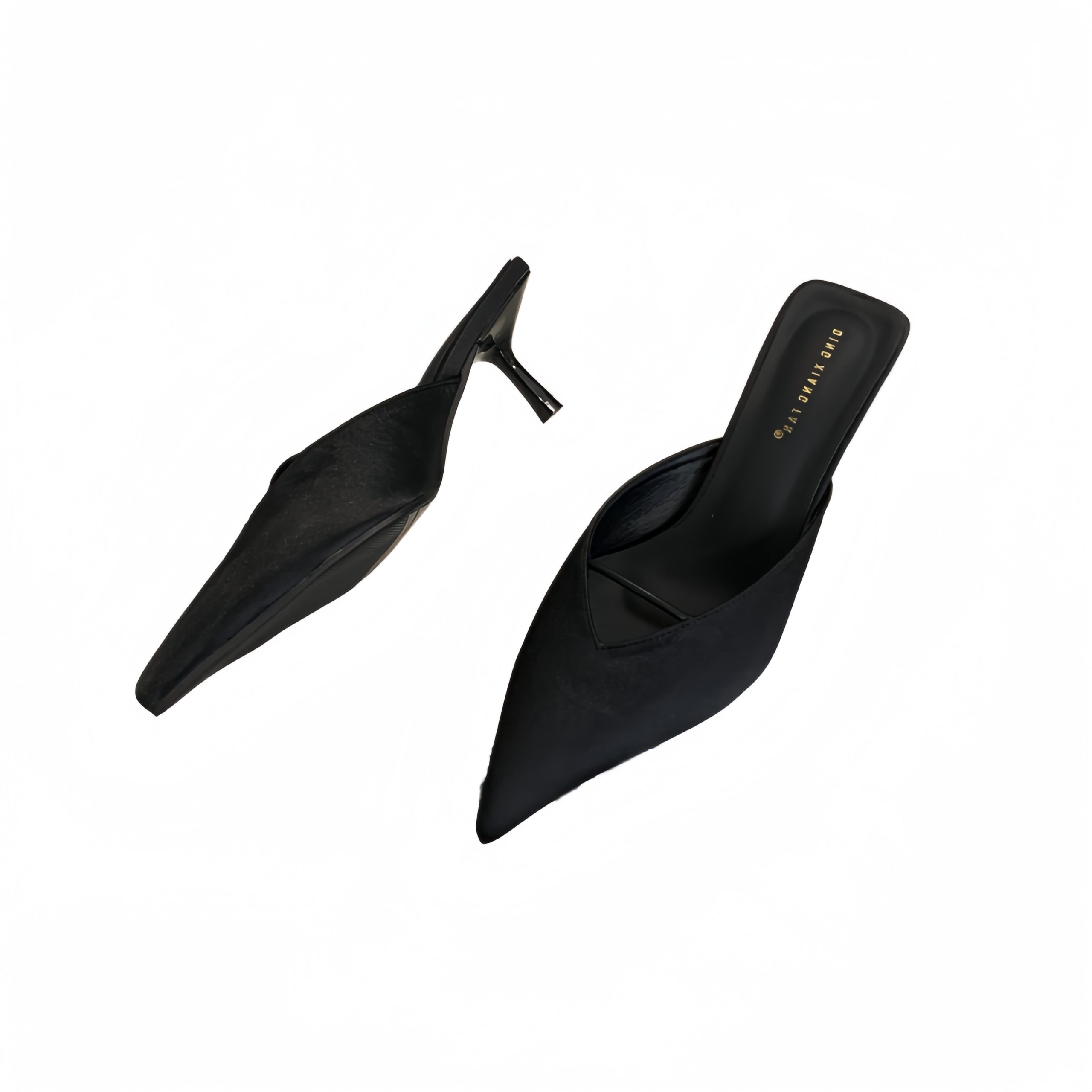 2025 Spring Summer New Fashion High Heel Women's Shoes French Simple Elegant Shallow Mouth Pointed Toe Sandals - Image 5