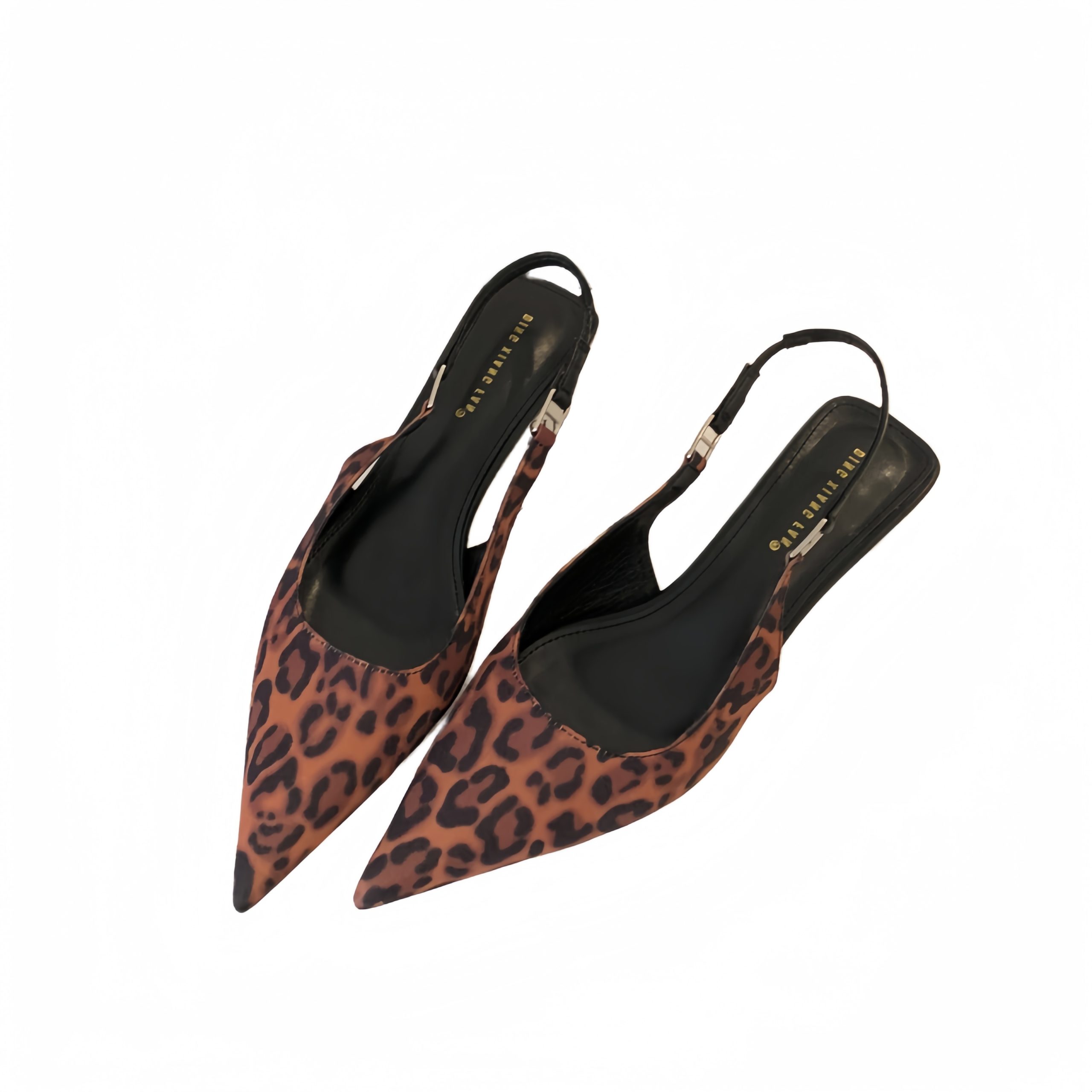 2025 European American Style Pointed Toe Backless Women's Shoes Fashion Color Block Low Heel Closed Toe Sandals Simple Elegant Versatile Shallow Mouth Shoes - Style 23b4f0 - Image 5