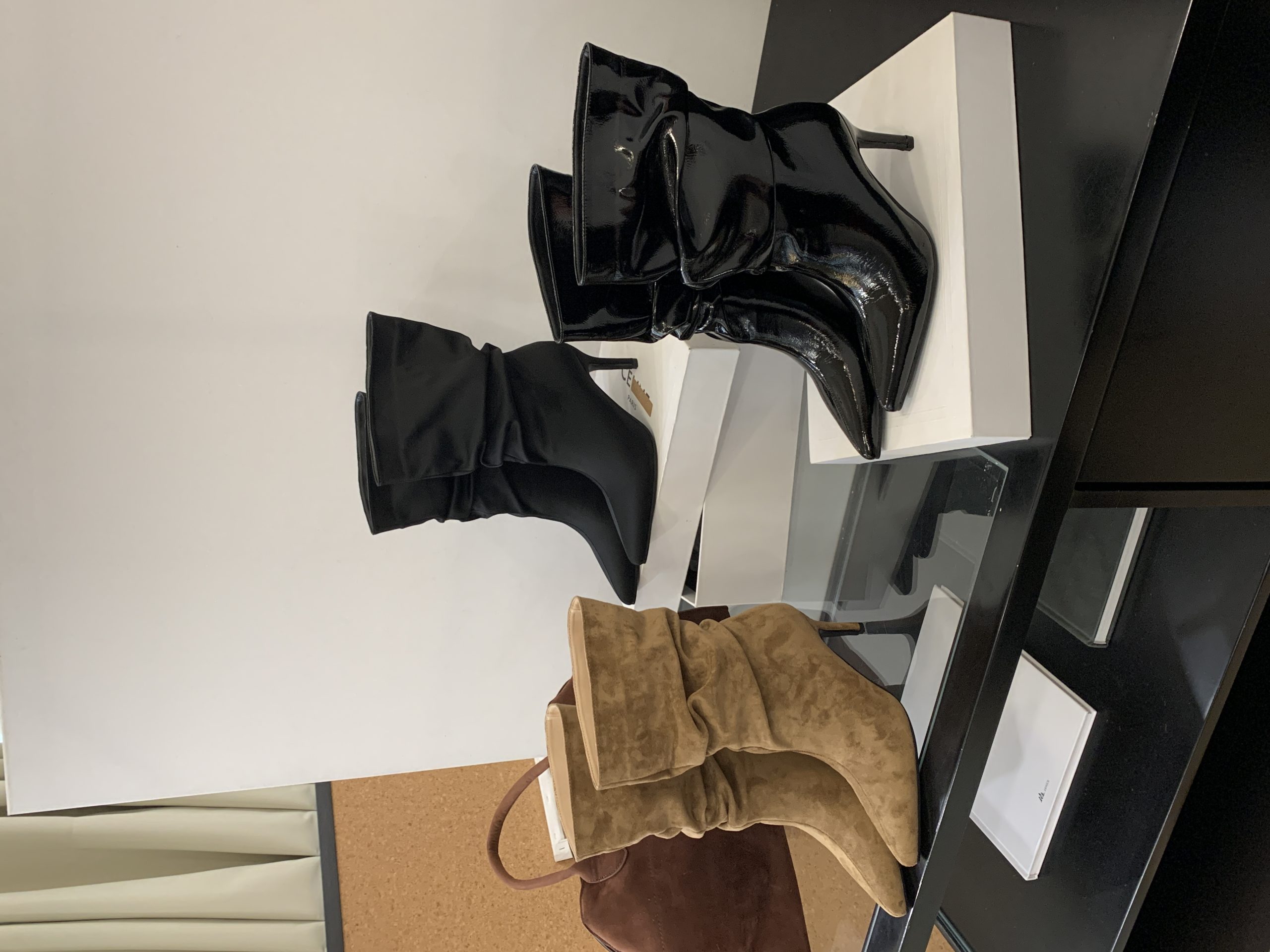 BUBUFLY Pointed Toe High Heel Ankle Boots Women 2026 New Autumn Winter Stacked Chunky Boots - Image 4